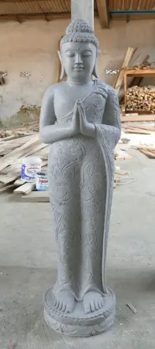 Artikelbild des Artikels “Stehender Buddha, 120 cm H, Begrüßung “